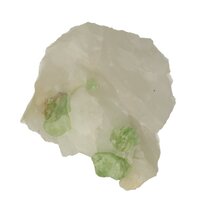 Groene tourmalijn in kwarts