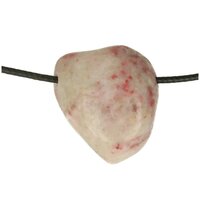 Cinnaberkwarts doorboord + koord