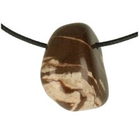  Cappucino Jaspis doorboord + koord