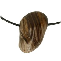  Cappucino Jaspis doorboord + koord