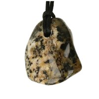 Cheeta Agaat doorboord + koord