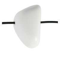 Kascholong Opaal Doorboord + koord