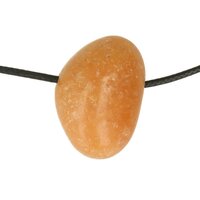 Aventurijn Oranje doorboord + koord