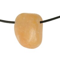 Aventurijn Oranje doorboord + koord