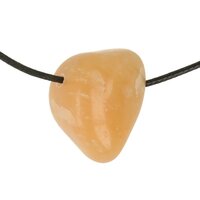 Aventurijn Oranje doorboord + koord