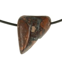 Hematiet jaspis brecci inclusief koord