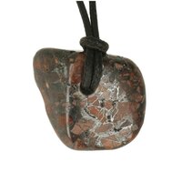 Hematiet jaspis brecci inclusief koord