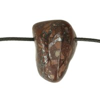 Hematiet jaspis brecci inclusief koord