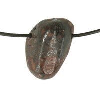 Hematiet jaspis brecci inclusief koord