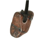 Hematiet jaspis brecci inclusief koord