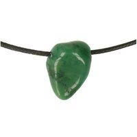 Bud stone afrikaanse jade doorboord inclusief koord