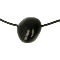 REGENBOOG OBSIDIAAN doorboord + koord