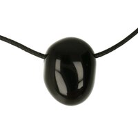 REGENBOOG OBSIDIAAN doorboord + koord