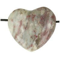 roze tourmalijn in kwarts doorboord incl koord