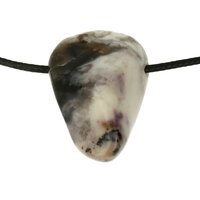 Tiffany stone (zeldzaam) Utah, VS Bertrandiet doorboord incl koord