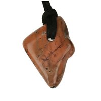 Tiffany stone (zeldzaam) Utah, VS Bertrandiet doorboord incl koord