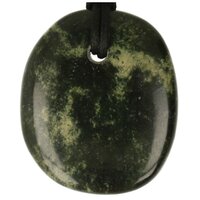 Luipaardserpentijn doorboord + koord