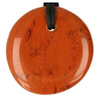 Jaspis rood doorboord + koord