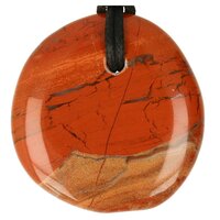 Jaspis rood doorboord + koord