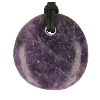 Lepidoliet doorboord + koord