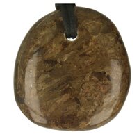 Bronziet-doorboord + koord