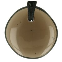 Apachentranen rookobsidiaan doorboord + koord