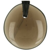 Apachentranen rookobsidiaan doorboord + koord