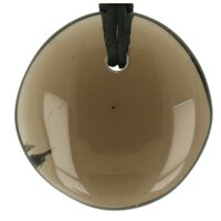 Apachentranen rookobsidiaan doorboord + koord