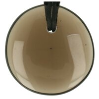 Apachentranen rookobsidiaan doorboord + koord