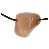 Abrikozen agaat botswana agaat doorboord inclusief koord