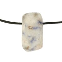 Afghaniet doorboord incl koord