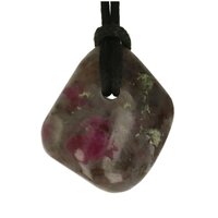 ROBIJN IN VELDSPAAT doorboord + koord