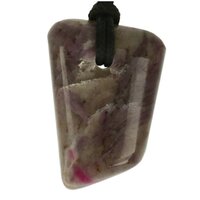 ROBIJN IN VELDSPAAT doorboord + koord