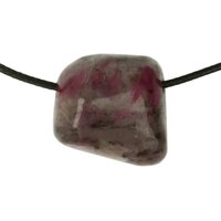 ROBIJN IN VELDSPAAT doorboord + koord