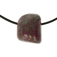 ROBIJN IN VELDSPAAT doorboord + koord