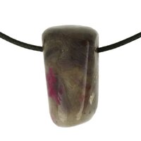 ROBIJN IN VELDSPAAT doorboord + koord