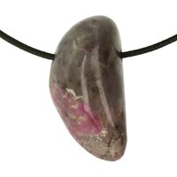 ROBIJN IN VELDSPAAT doorboord + koord