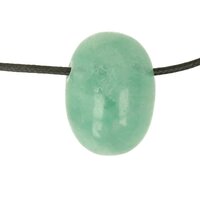 Fluoriet groen doorboord + koord