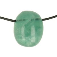 Fluoriet groen doorboord + koord