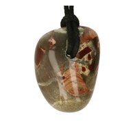 TRÜMMER JASPIS (JASPIS BRECCIE) doorboord