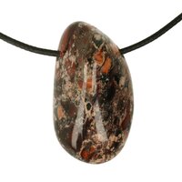 TRÜMMER JASPIS (JASPIS BRECCIE) doorboord