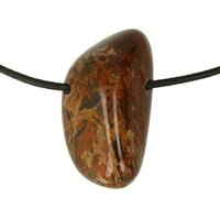 TRÜMMER JASPIS (JASPIS BRECCIE) doorboord