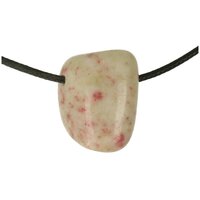 Cinnaberkwarts doorboord + koord