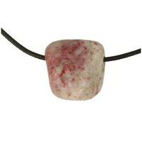 Cinnaberkwarts doorboord + koord