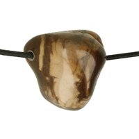  Cappucino Jaspis doorboord + koord