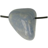 Blauwe kwarts doorboord + koord