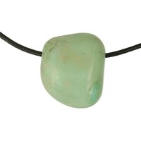 Chrysopraas uit Indonesië doorboord