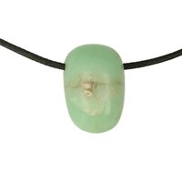 Chrysopraas uit Indonesië doorboord