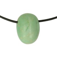 Chrysopraas uit Indonesië doorboord