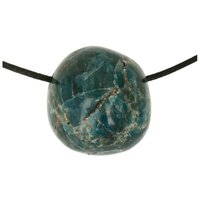 Apatiet blauw doorboord + koord